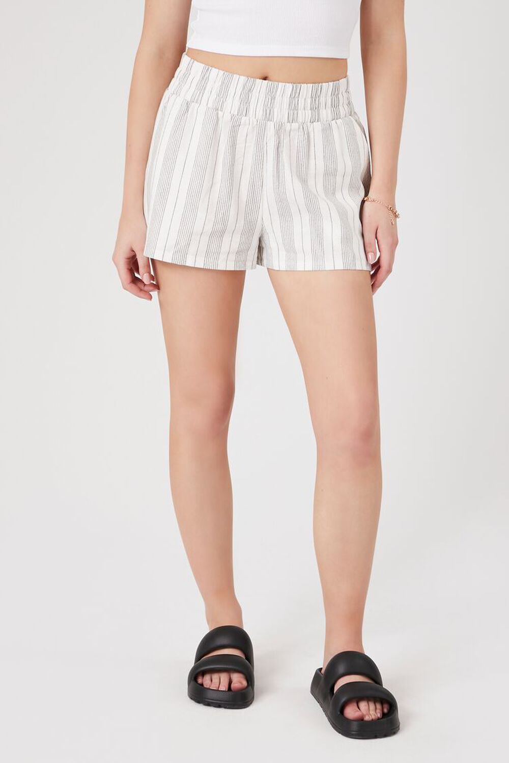 Striped Pull-On Shorts